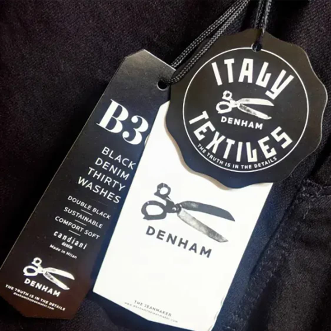 덴함 (DENHAM) / 프리미엄 데님 청바지 (블랙) 상품이미지7
