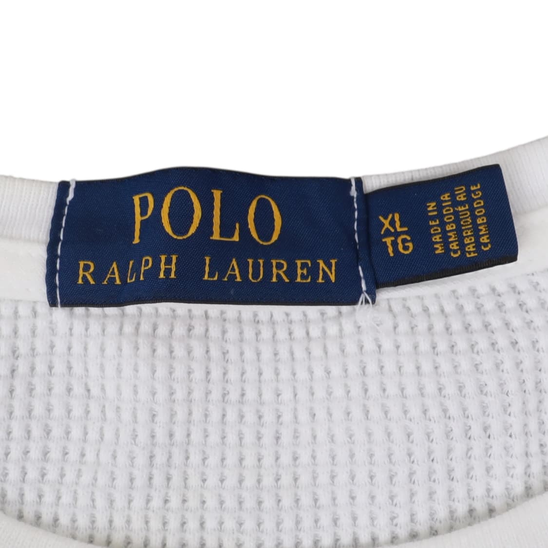 폴로 랄프로렌 화이트 와플 롱슬리브 티셔츠 상품이미지8