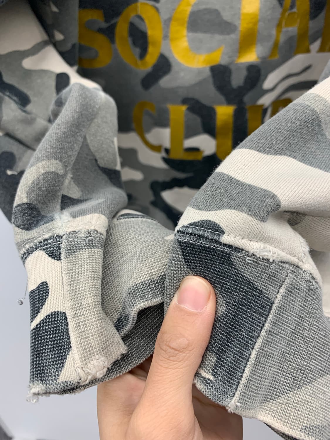 안티소셜 클럽 카모 후드티 상품이미지5