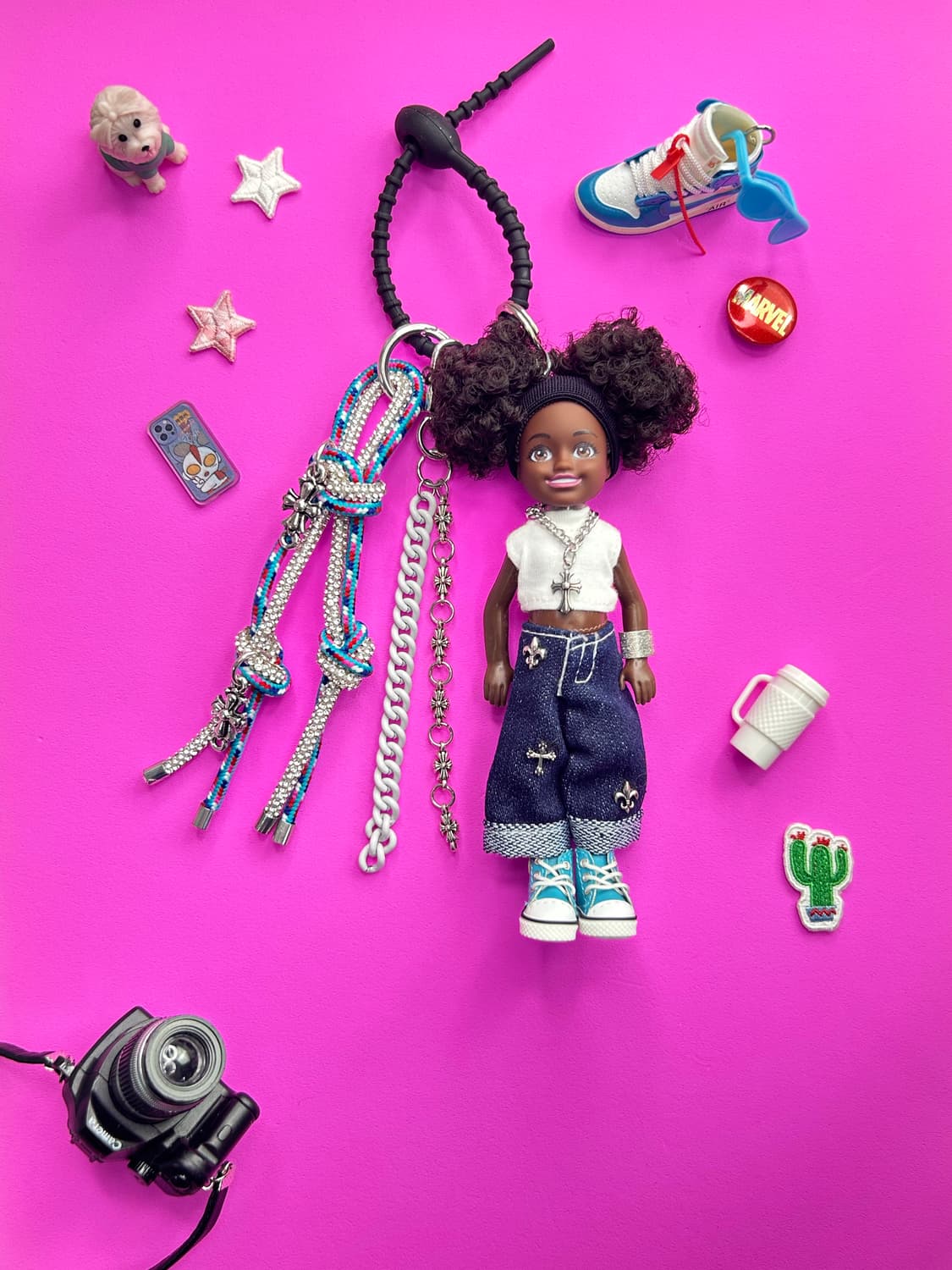 (31)바비키링 정품USA 마텔사 바비인형 커스텀키링 상품이미지1