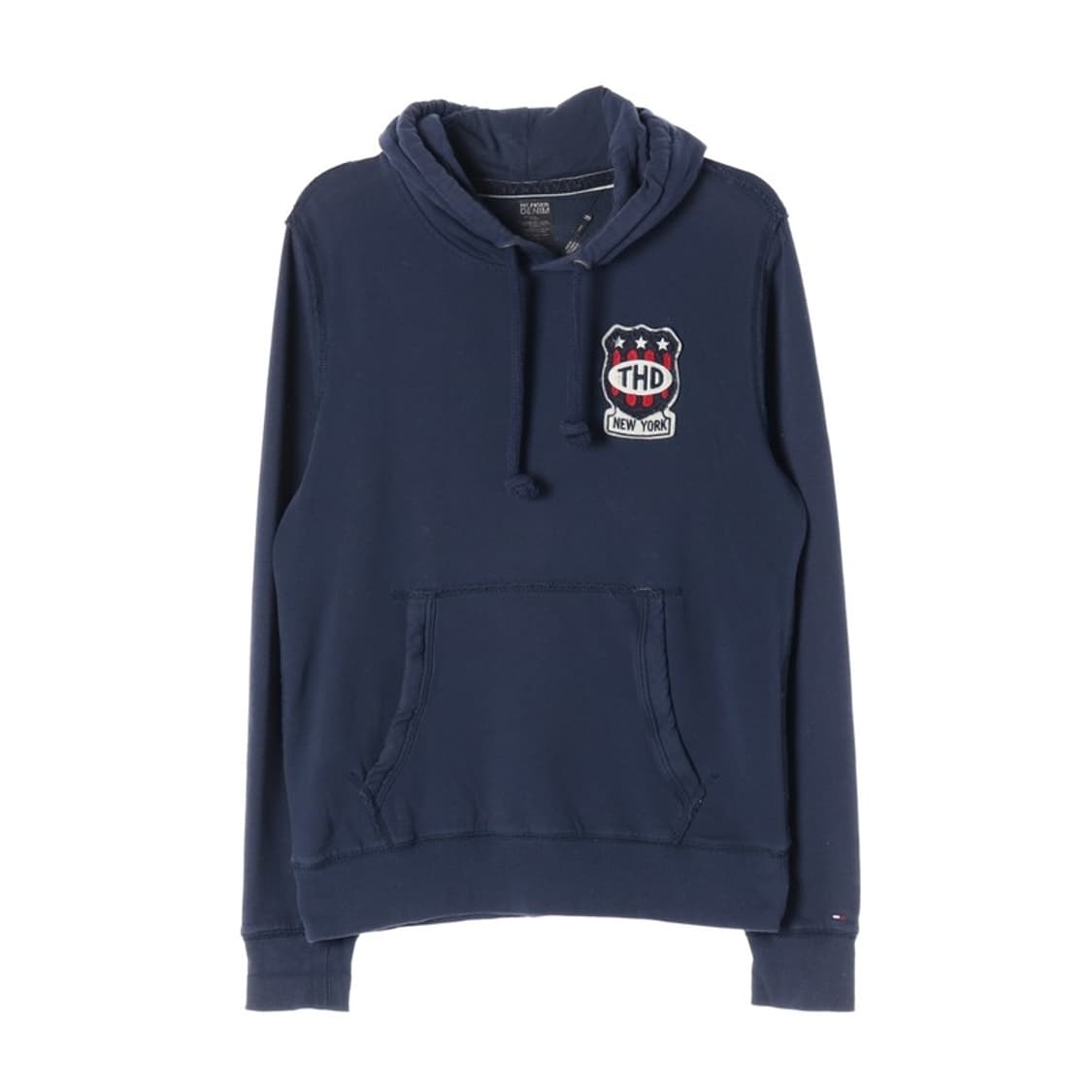 타미힐피거 데님 THD 뉴욕 패치 로고 후드티 L 상품이미지1