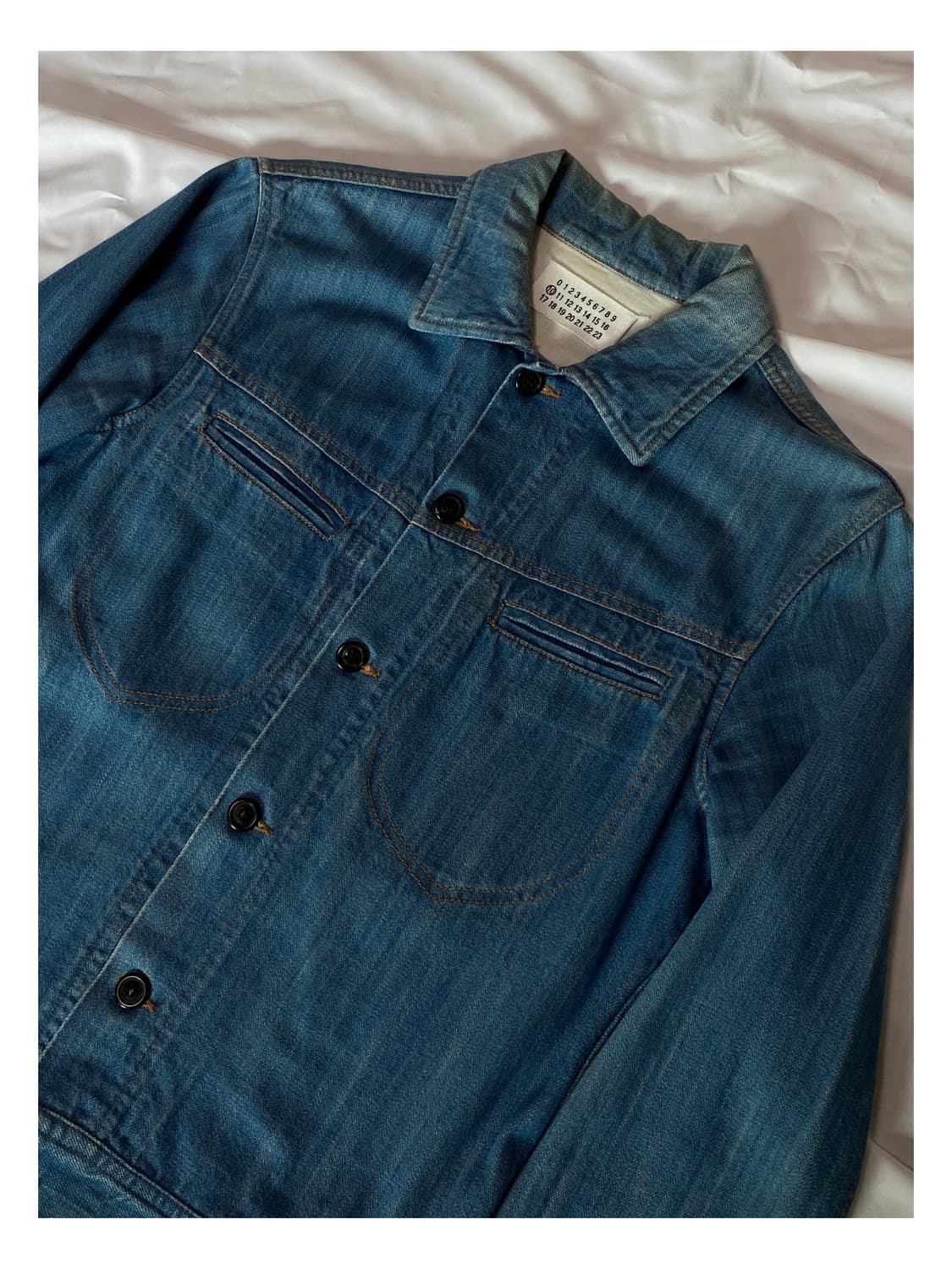 마틴 마르지엘라 04ss 슬럽 데님 자켓 청자켓 아카이브 아티저널 상품이미지3