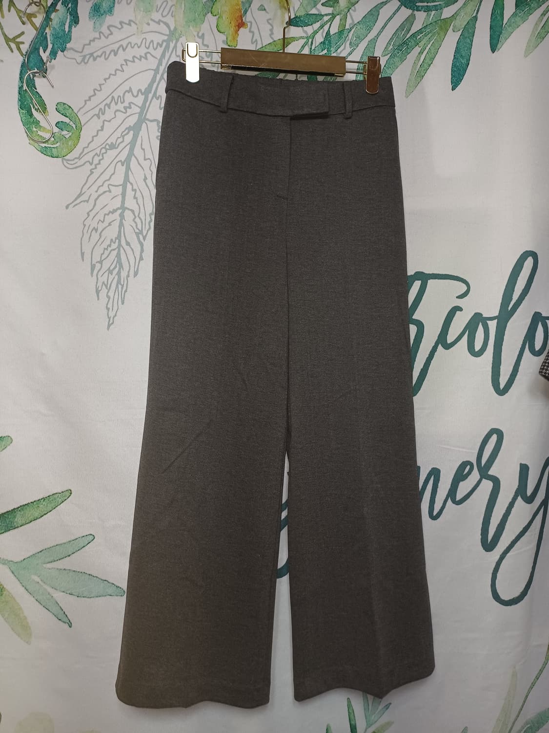 66~날씬 77)와이드 바지/와이드팬츠/통바지 상품이미지1