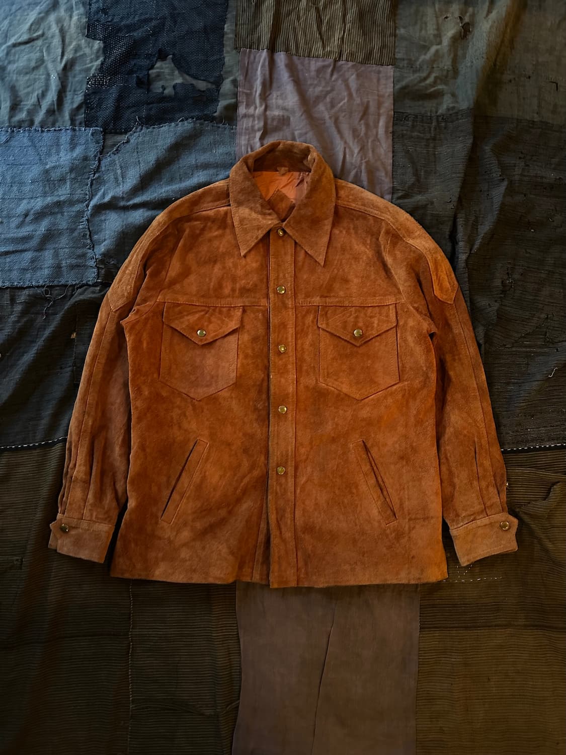 70s McGREGOR 빈티지 맥그리거 소가죽 레더 자켓 상품이미지1