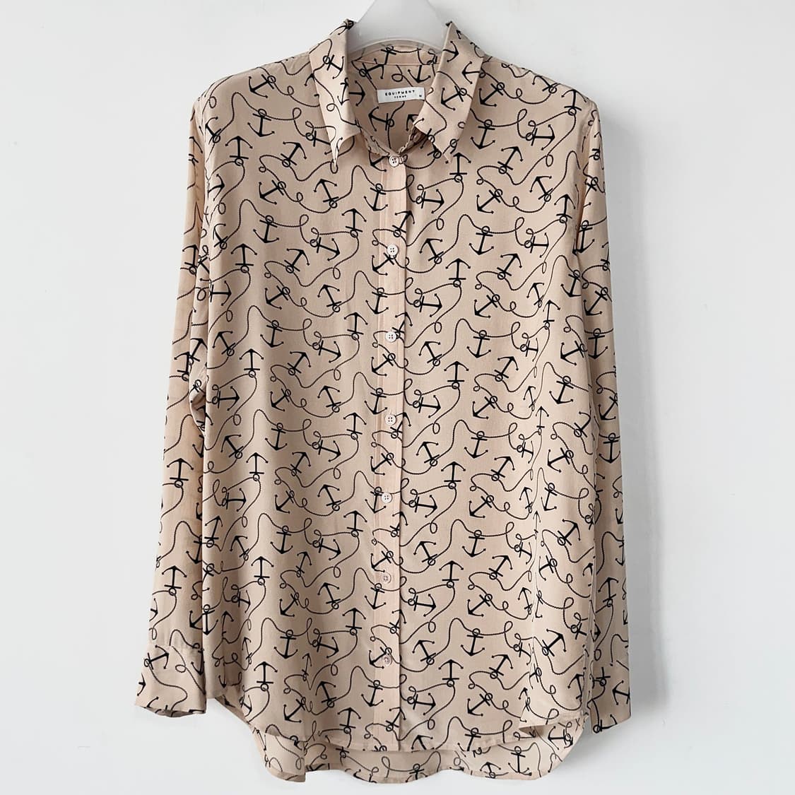 이큅먼트 앵커 실크 셔츠 블라우스 상품이미지1