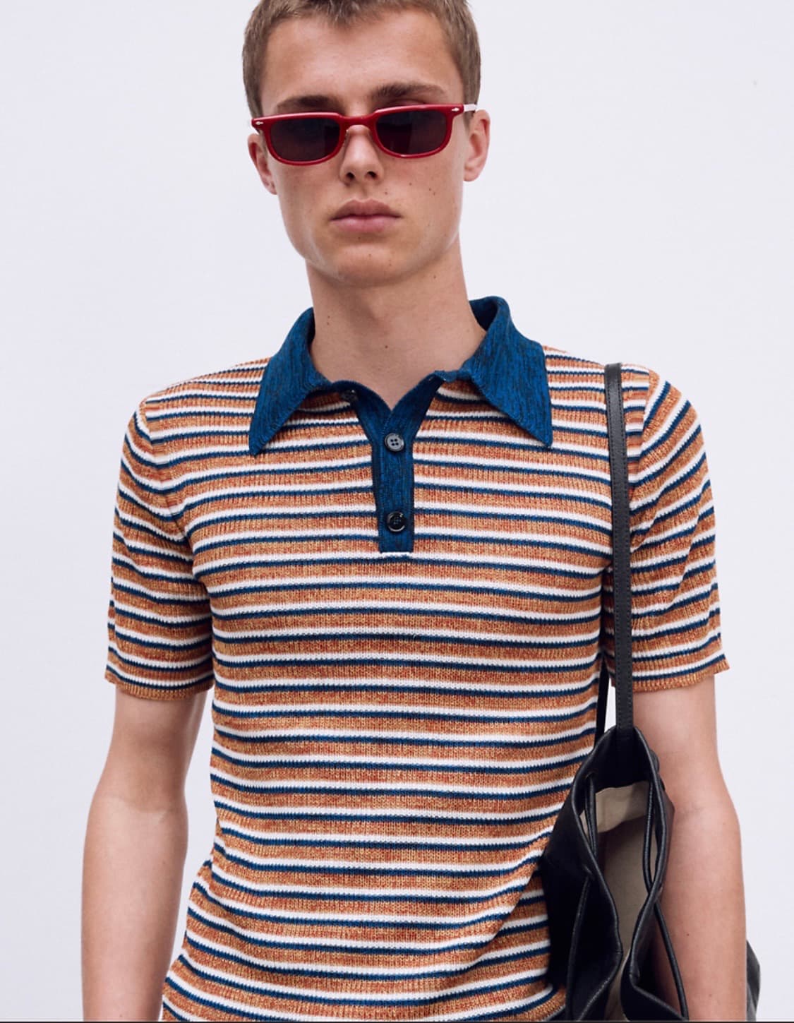 [S] 렉토 프렌치 폴로 니트 상품이미지1