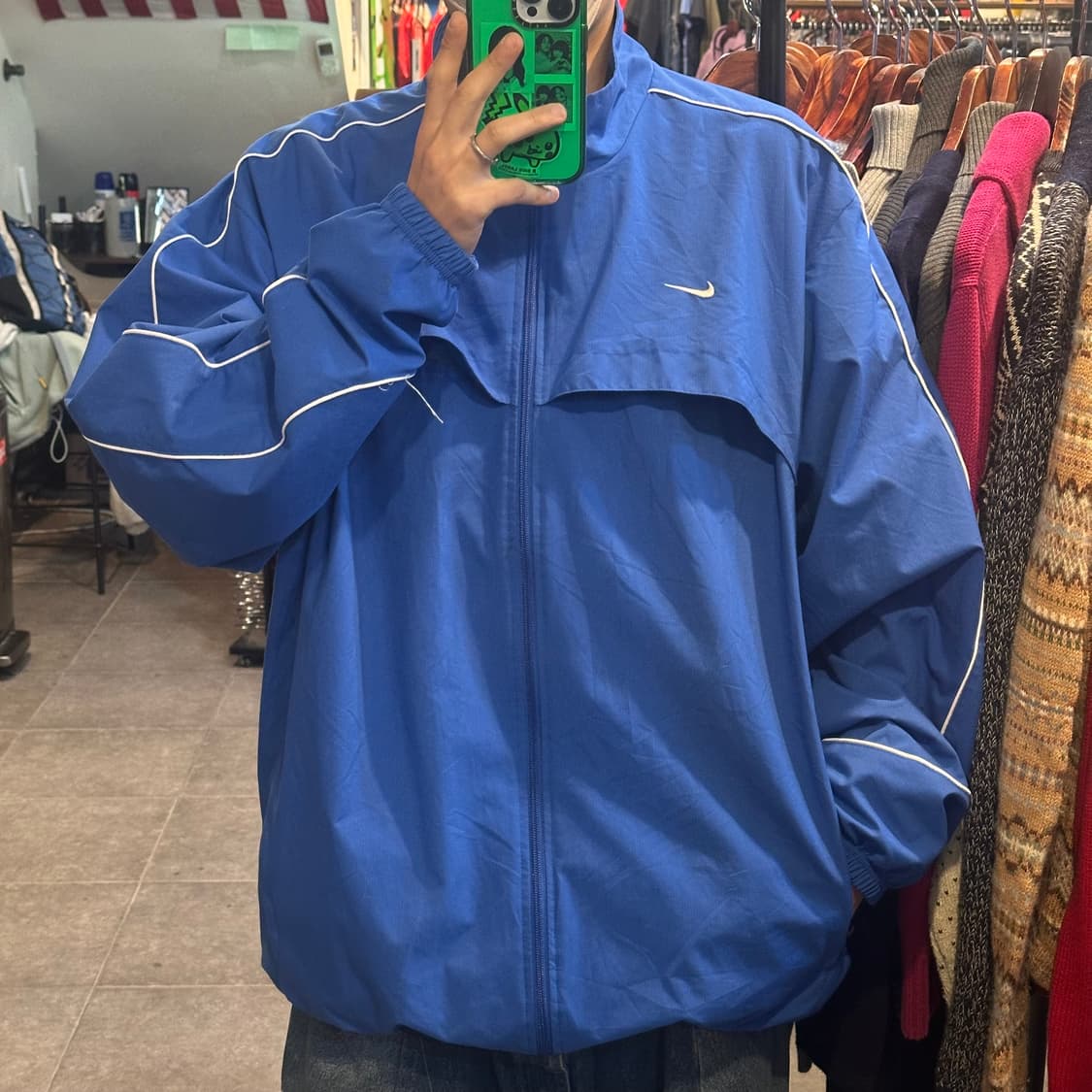 [NO.9] 빈티지 나이키 바람막이 블루 상품이미지2