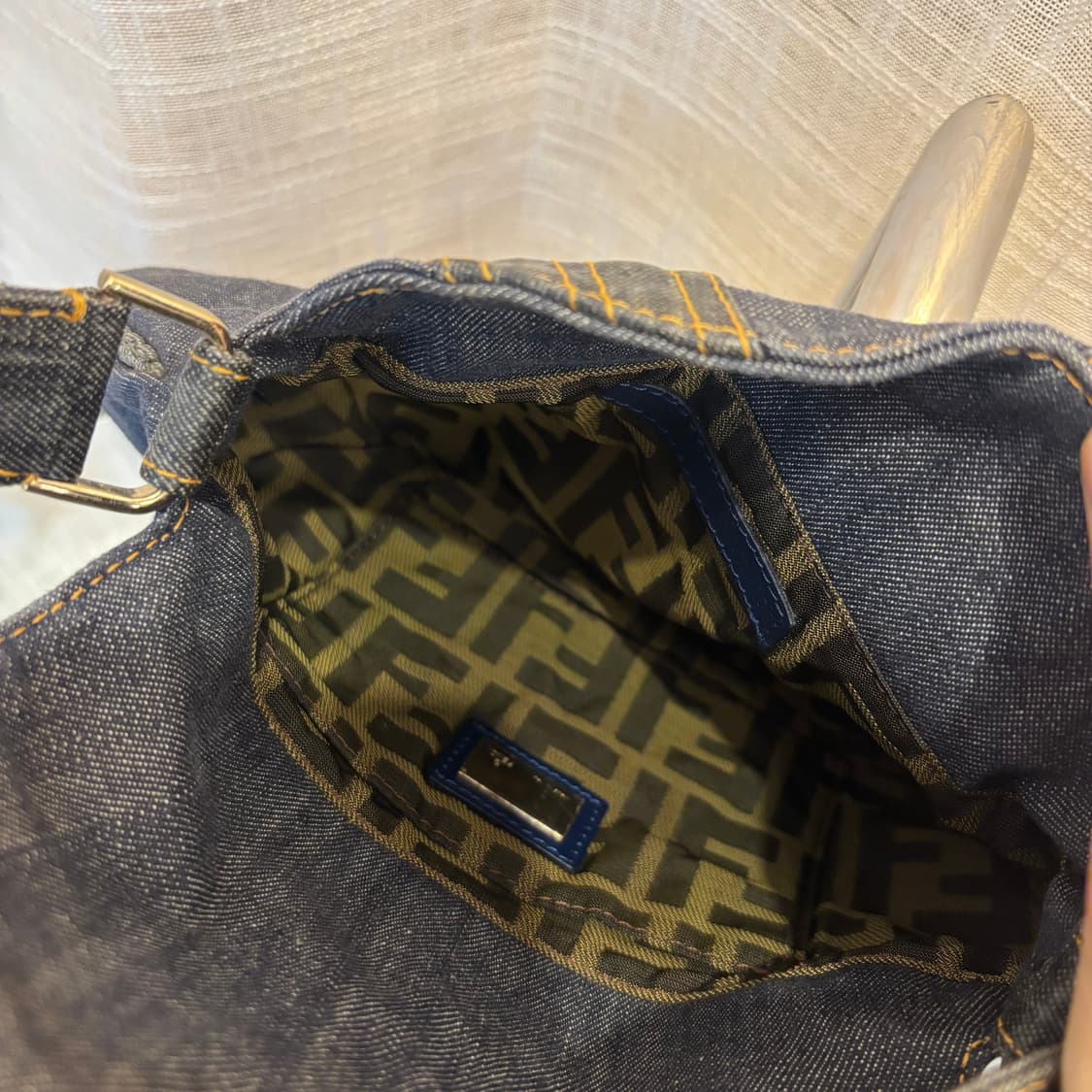 정품 펜디 데님 숄더백     상품이미지8