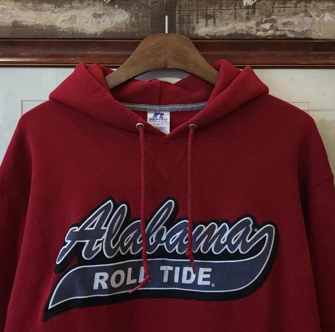 90s 러셀 앨리바마 후드 티셔츠 L 상품이미지2