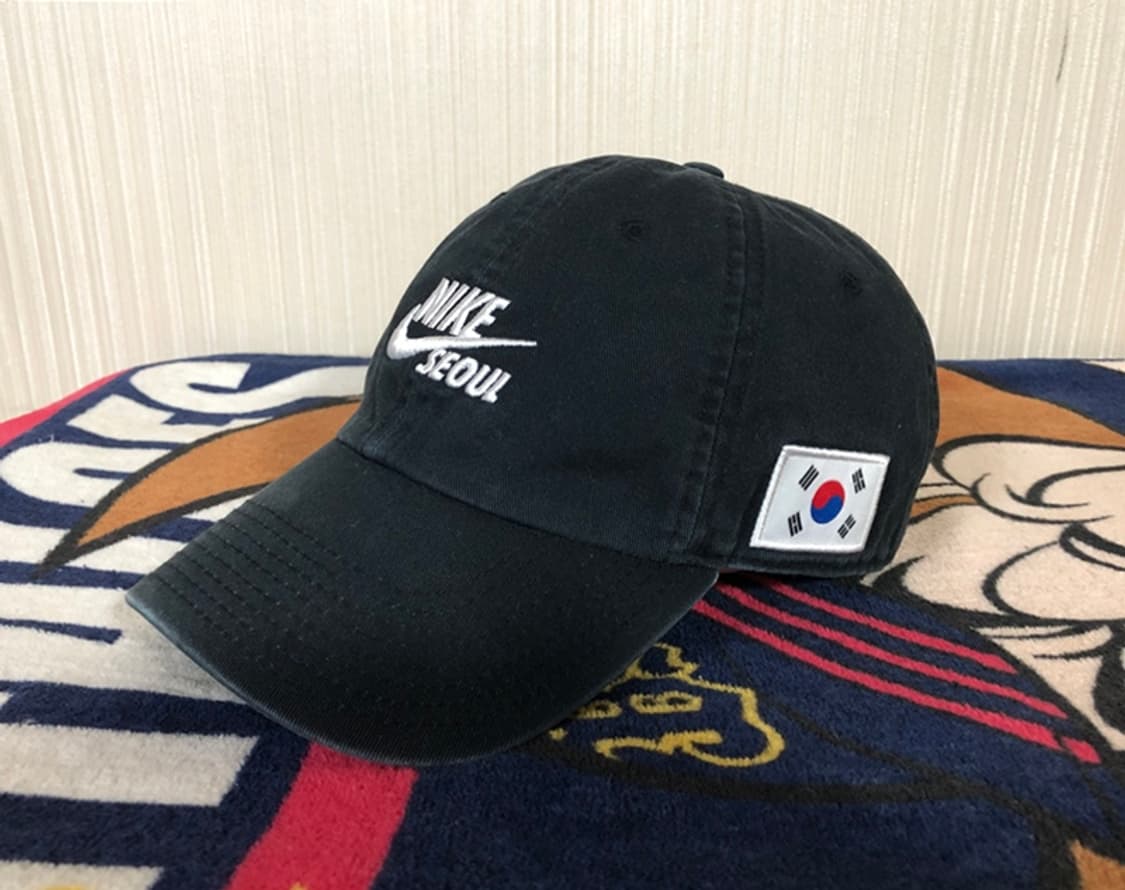 나이키서울(SEOUL) 한정모자/볼캡/태극기패치/블랙 상품이미지2