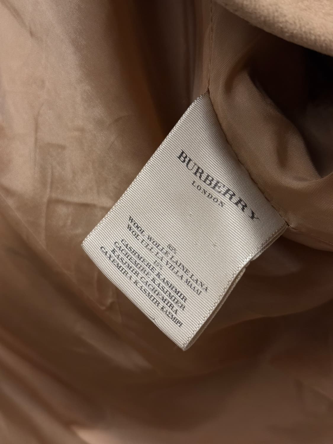 44) Italy Burberry Cashmere Belted Coat 상품이미지8