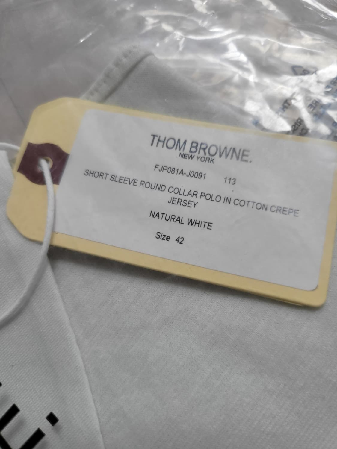 클래식의 정석, 톰브라운(Thom Browne) 라운드 칼라 폴로 셔츠  상품이미지5