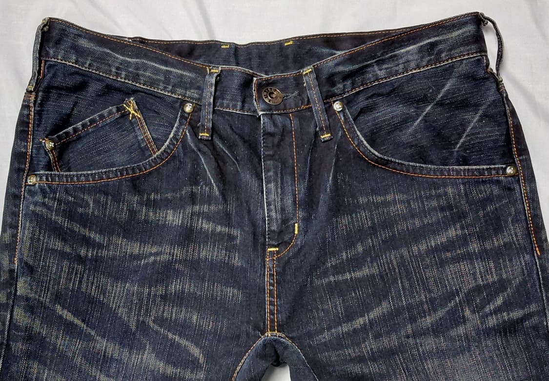 [32] 에드윈(EDWIN) XV-FUNCTION 신치백 7부 워싱 데님 상품이미지2