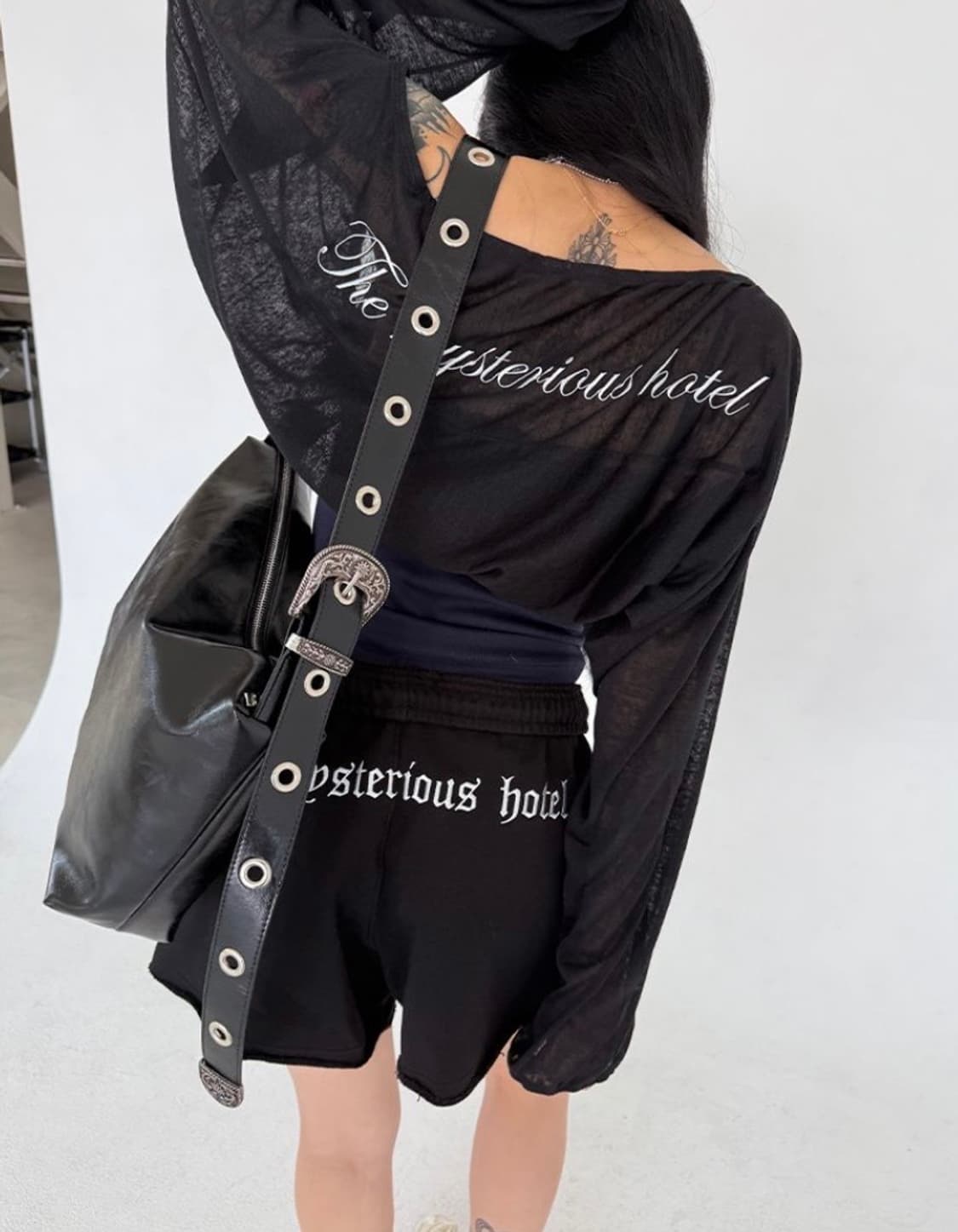 더미스테리어스호텔 셔링 볼레로 상품이미지1