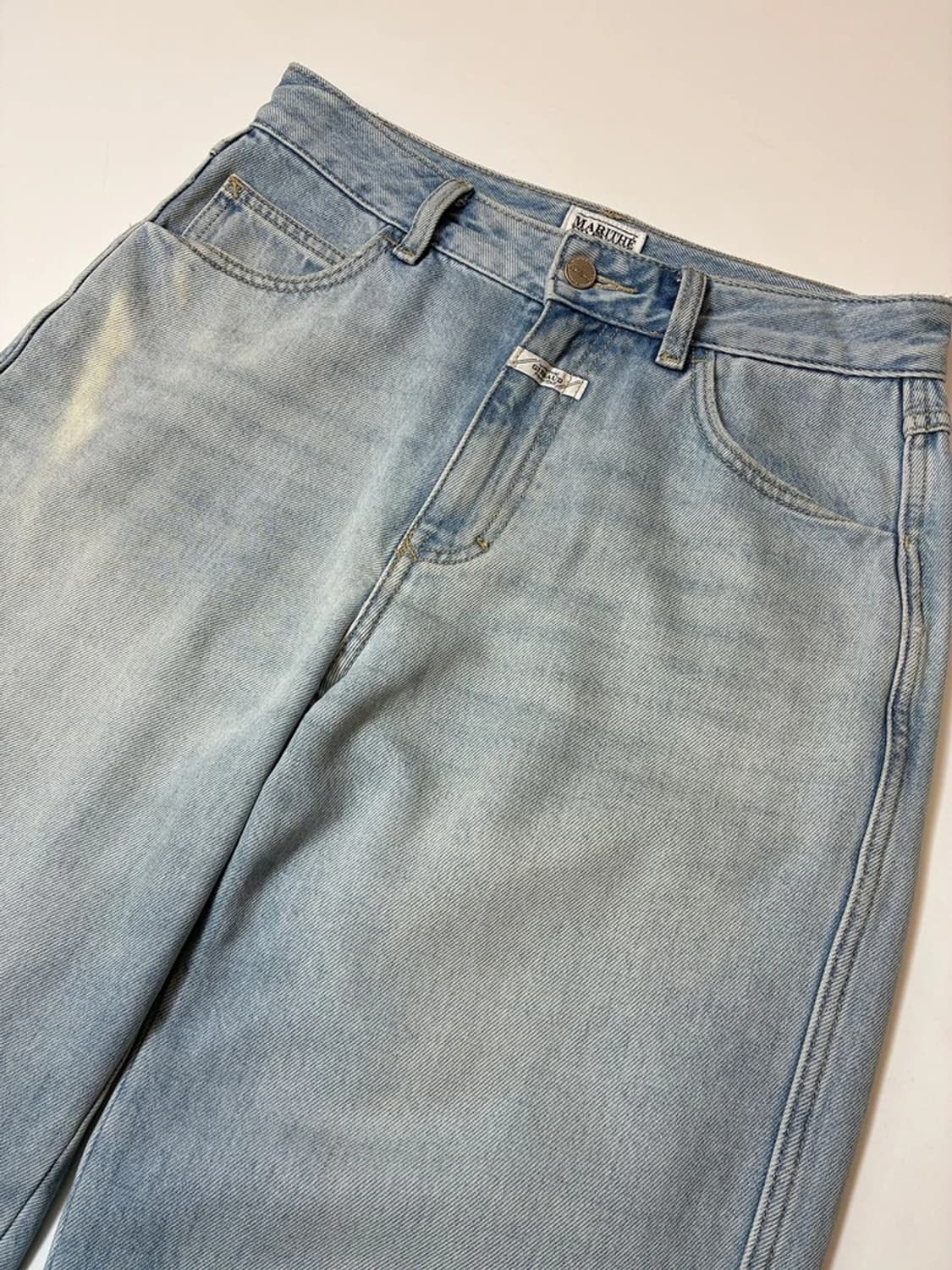 마리떼프랑소와저버 시그니처 스트레이트 와이드 데님 팬츠 PN8386 상품이미지2