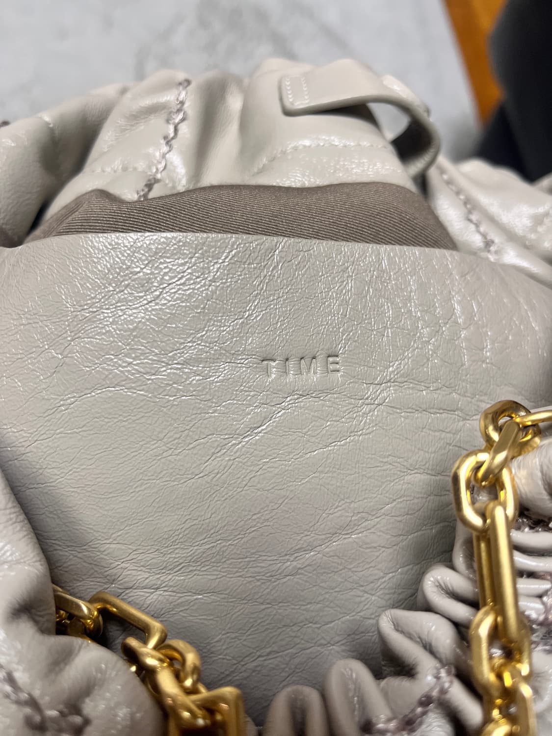 Time 천연 소가죽 백 상품이미지2