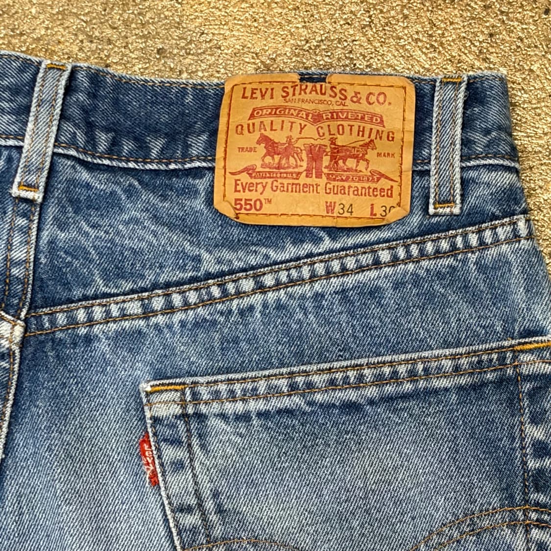 00s USA 빈티지 리바이스 550 청바지 상품이미지9