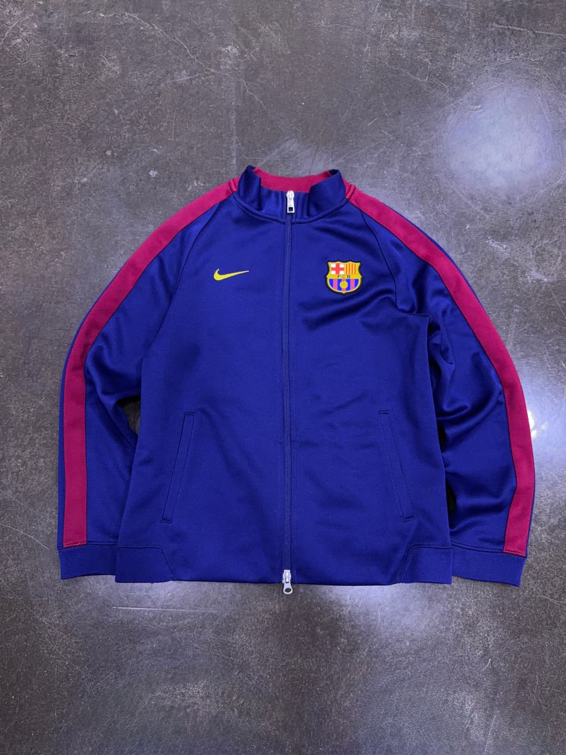 나이키 FC 바르셀로나 바르샤 트랙탑 져지 주니어 L 상품이미지1