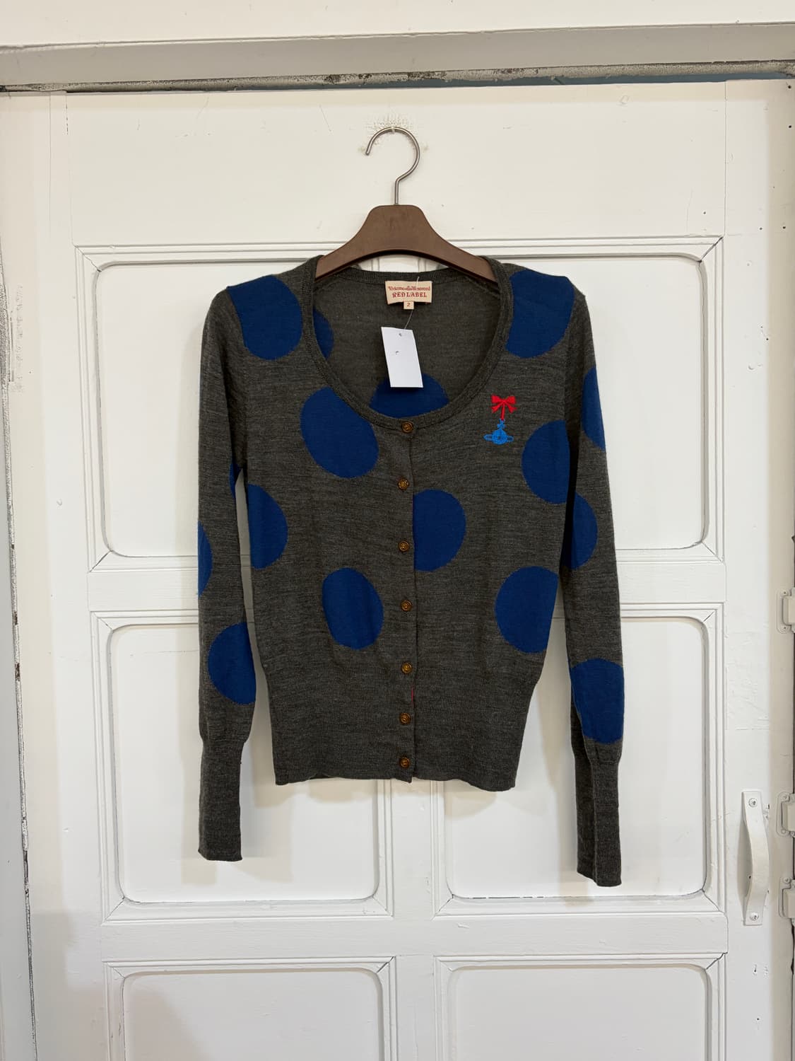 비비안웨스트우드 도트 가디건 상품이미지4