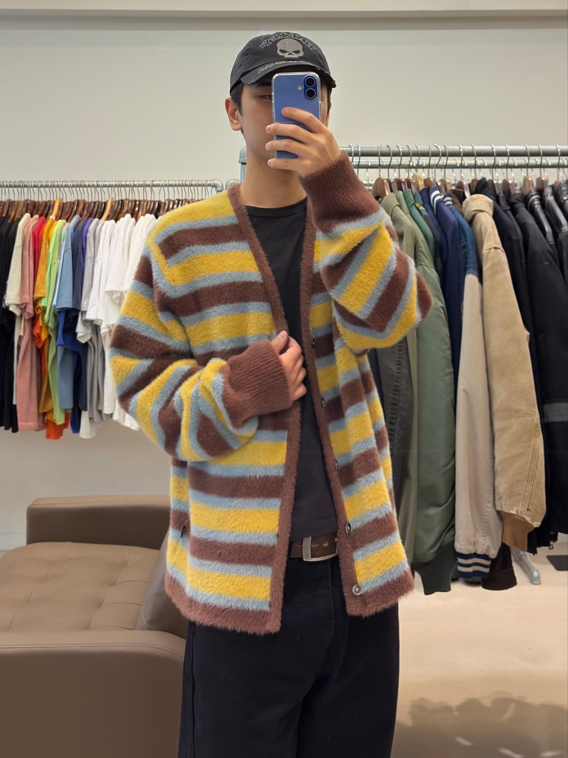 스투시 쉐기 스트라이프 가디건 상품이미지8
