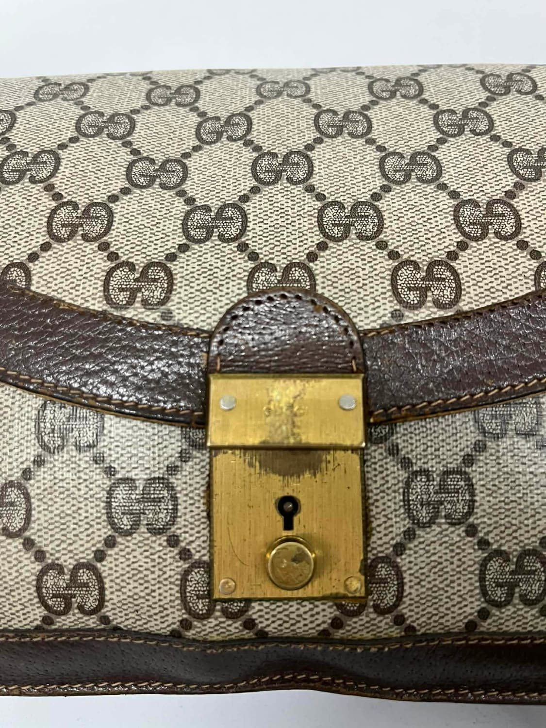 구찌 GG캔버스 빈티지 체인 숄더백 크로스백 상품이미지9