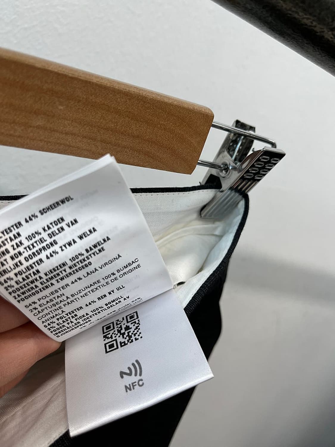 여) 미우미우 23ss 체크 와이드 슬랙스  상품이미지8