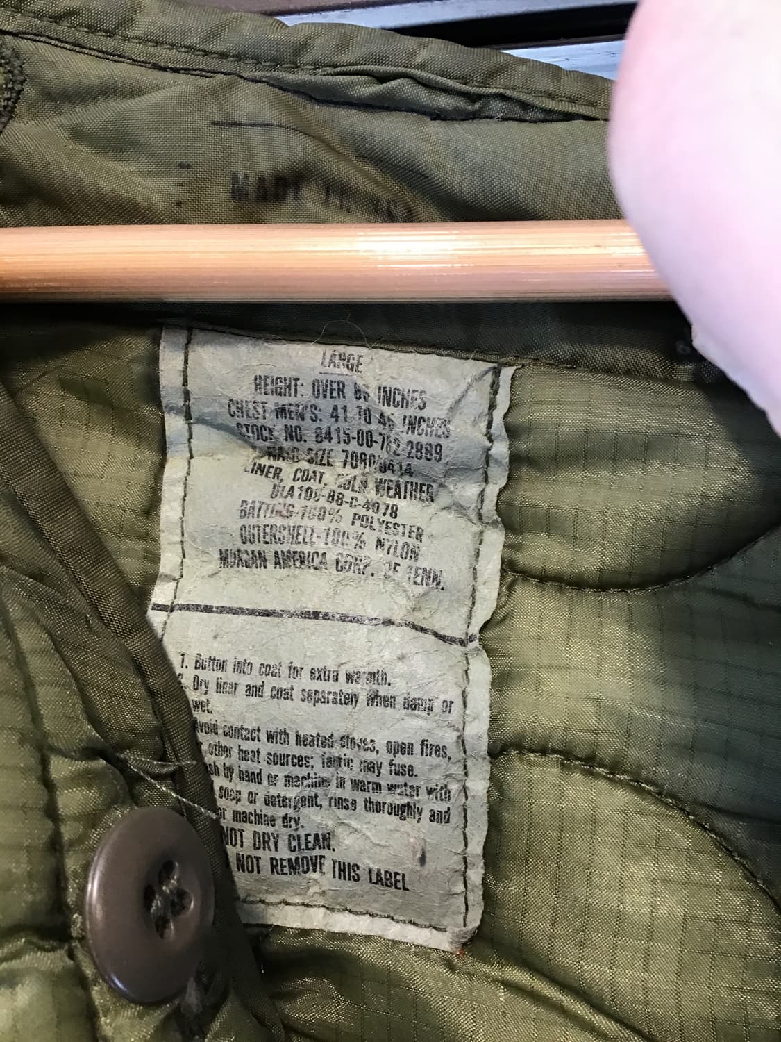 M65 필드자켓 라이너 리폼 상품이미지3