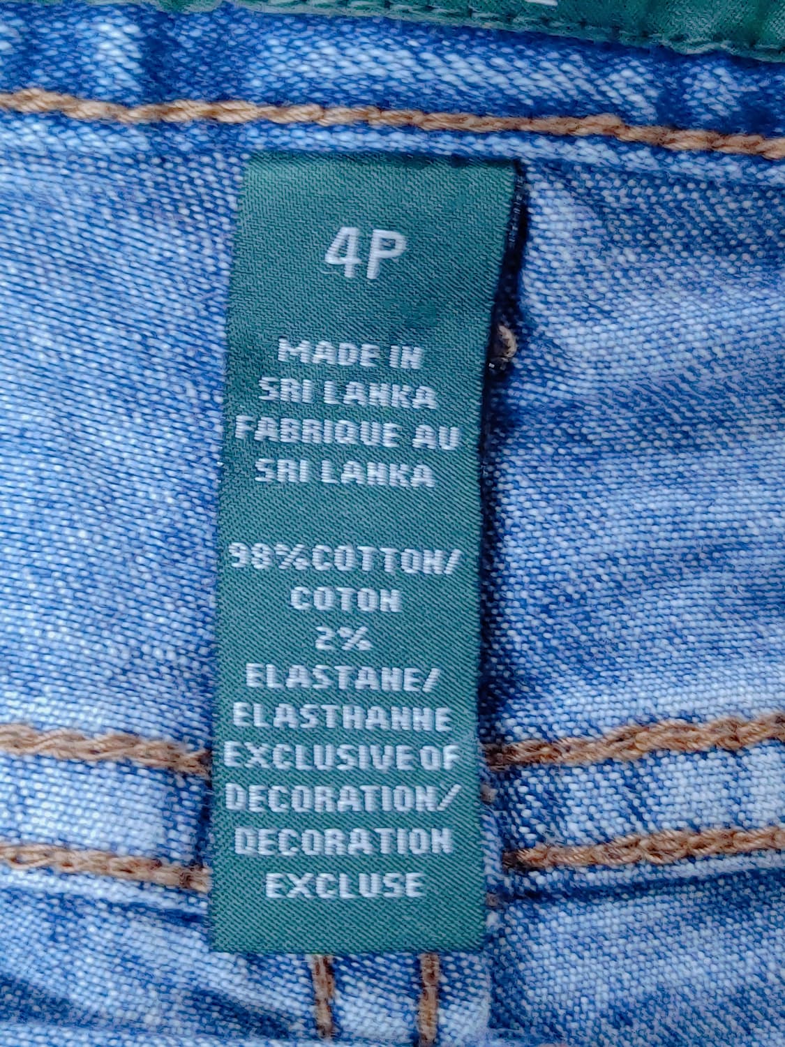 RALPH LAUREN 랄프로렌 그린라벨 여성 7-8부 중청 스판 데님 상품이미지5