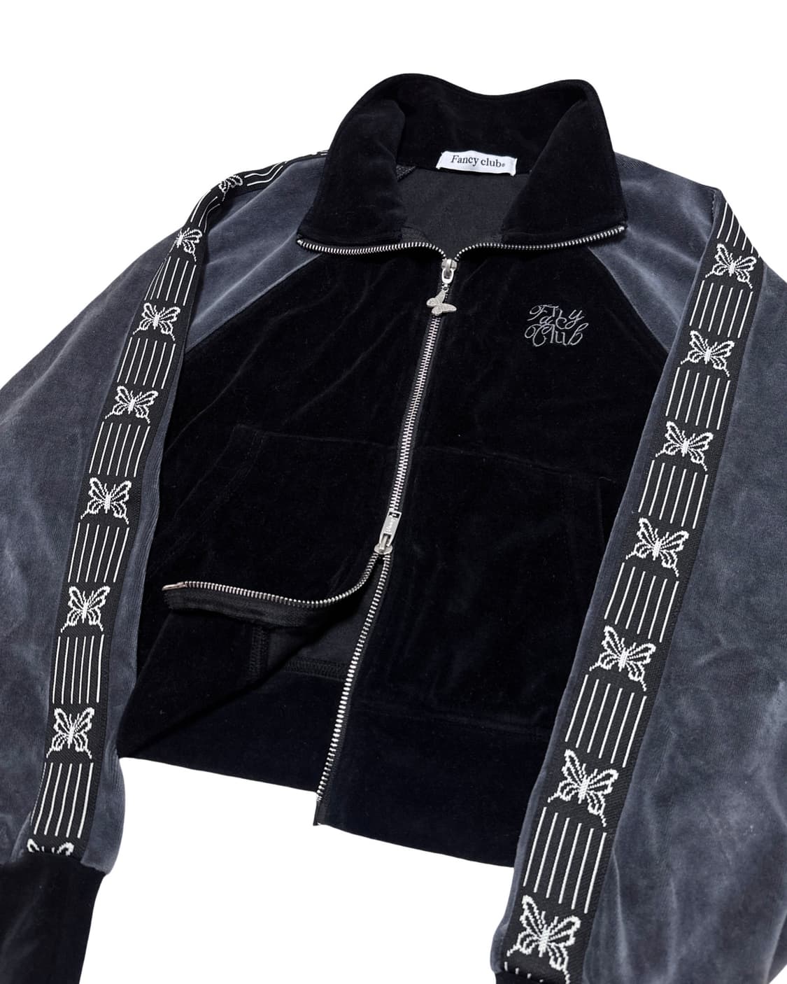 팬시클럽 벨벳 트랙탑 져지 상품이미지4