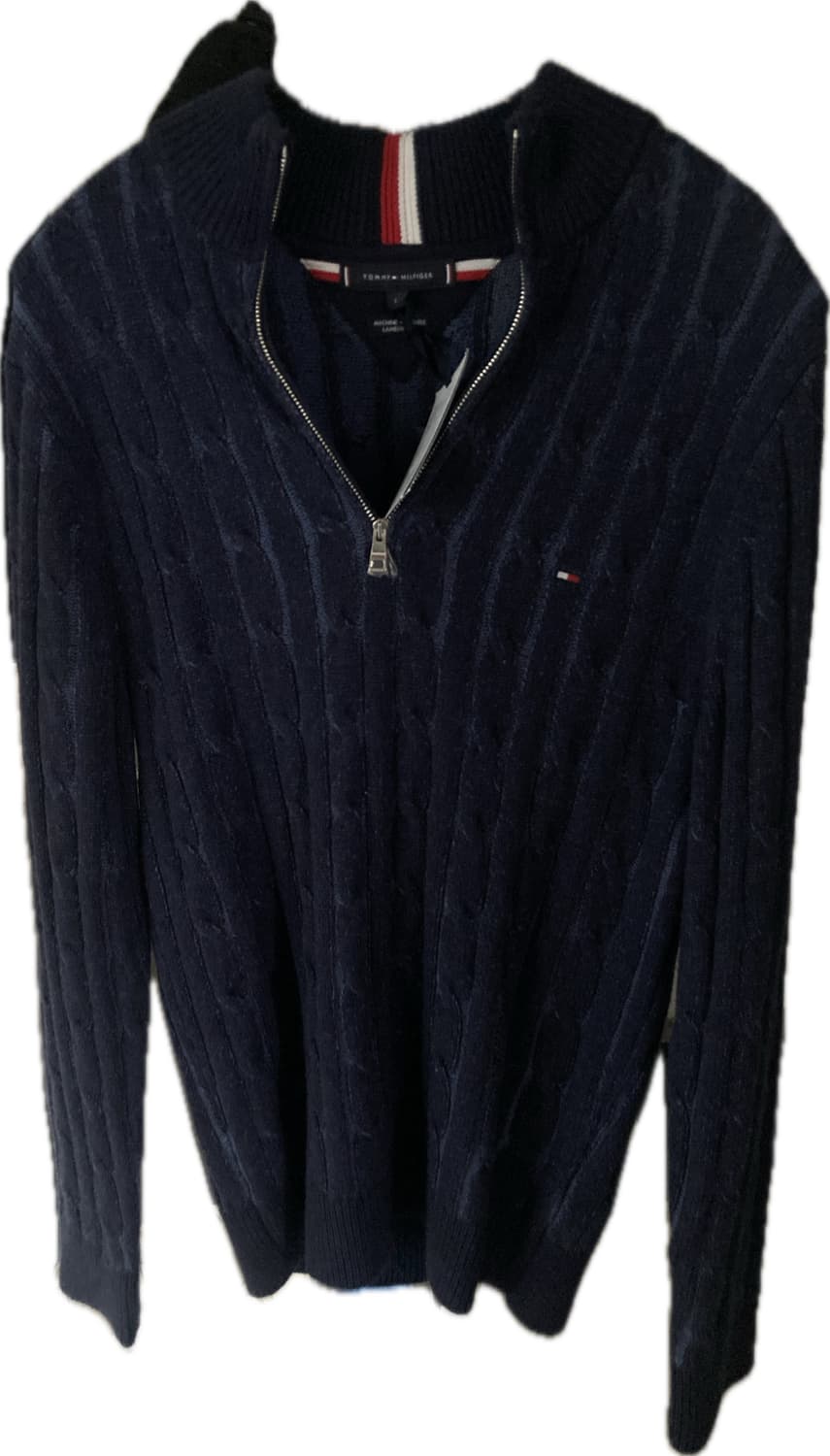 타미힐피거 반집업 니트 상품이미지1