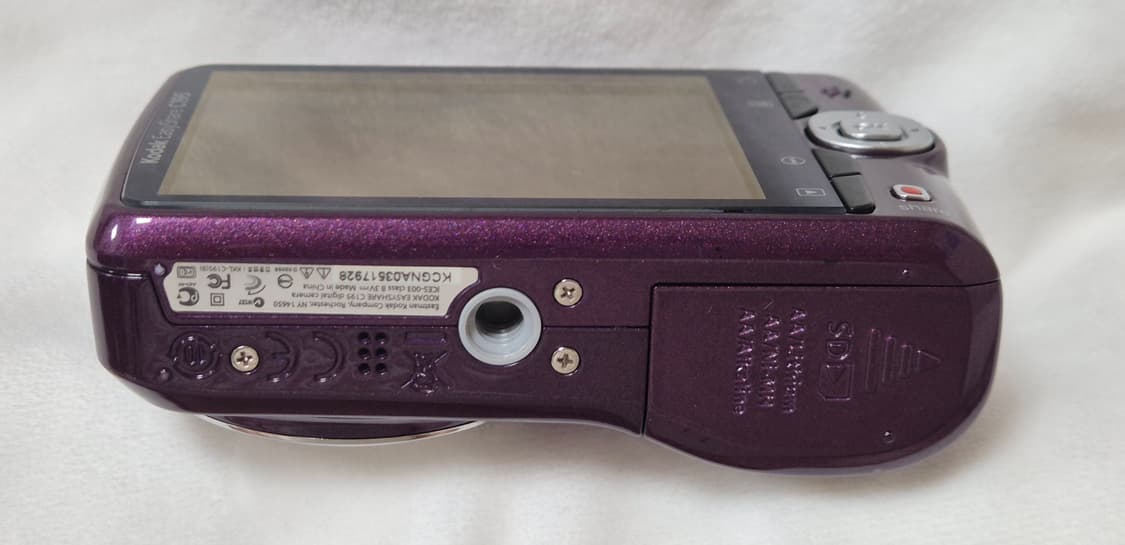 빈티지 디카) 코닥 이지쉐어 C195 퍼플 판매 상품이미지3