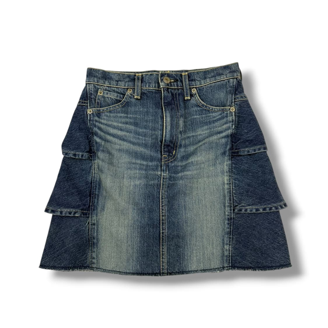 히스테릭 글래머 데님 캉캉 미디스커트 상품이미지2