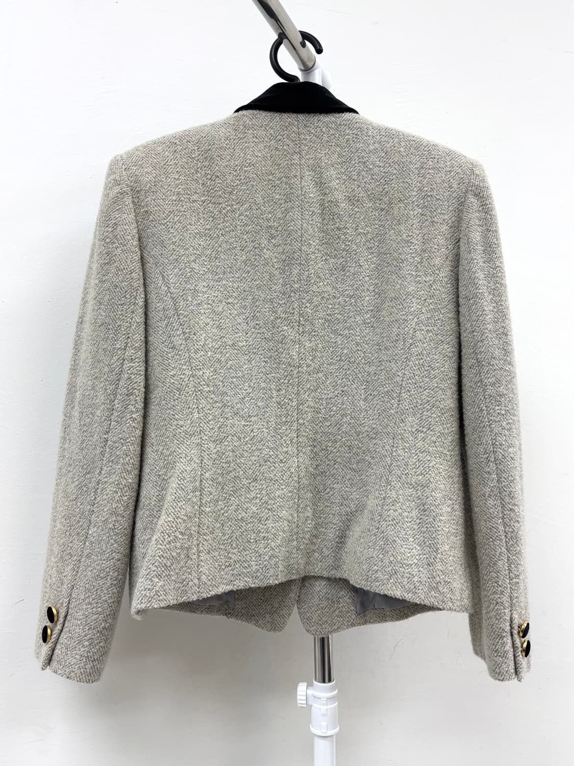 빈티지 울79% 그레이 자켓 상품이미지10