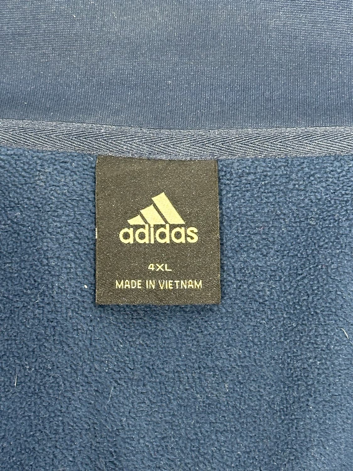 아디다스 네이비 오버핏 화이트 삼선 트랙탑 져지 4XL 상품이미지7