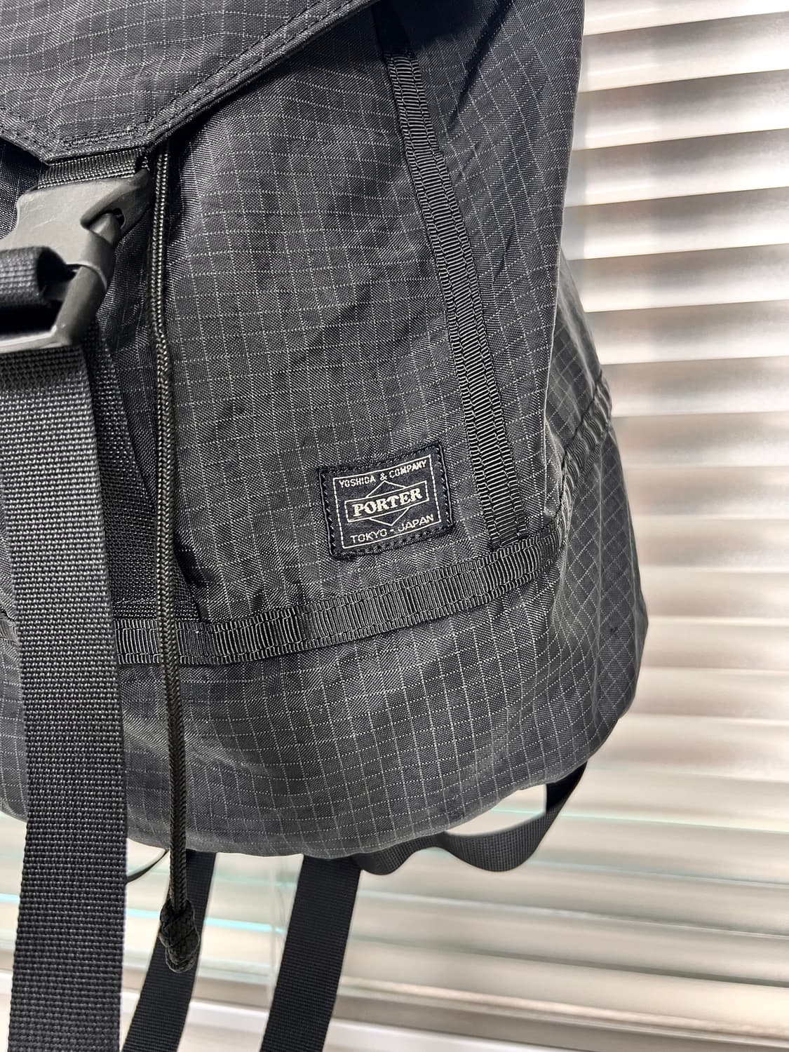 PORTER-RIPSTOP BACKPACK/RUCKSACK(Black) 상품이미지3