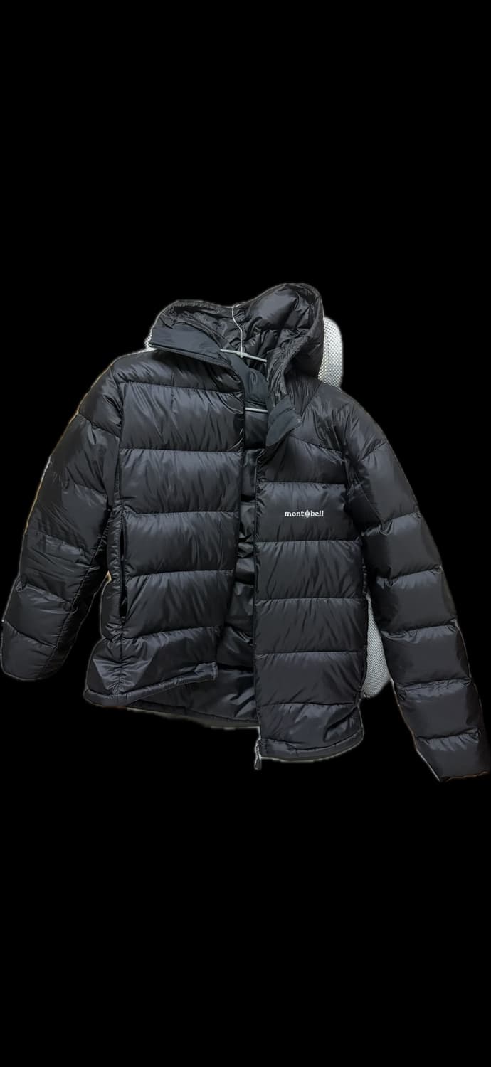 몽벨 라이트 알파인 다운 파카 블랙 M 상품이미지2