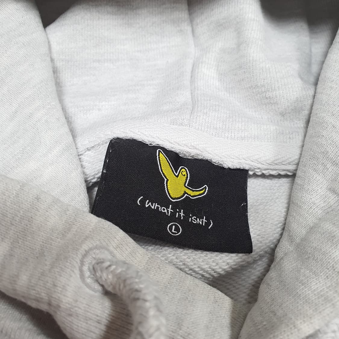 ✨ (바배) 와릿이즌 마곤 멜란지 그레이 후드티  상품이미지3