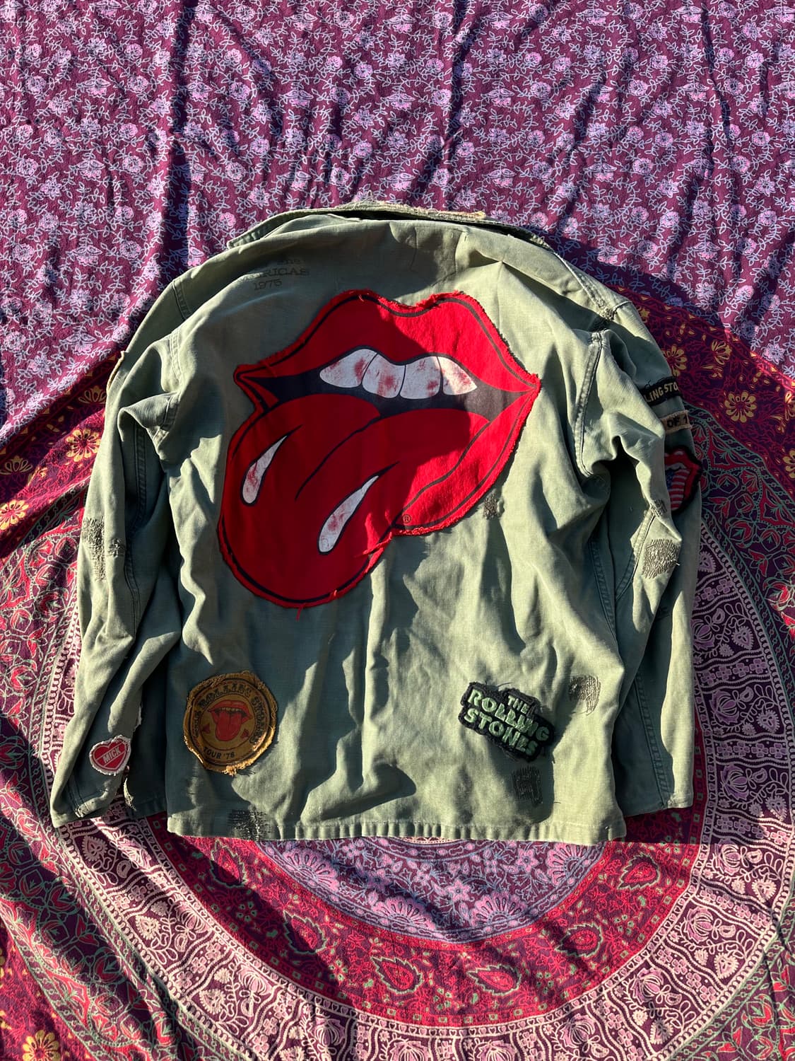 메이드원 롤링스톤즈 1975  밀리터리 자켓 상품이미지2