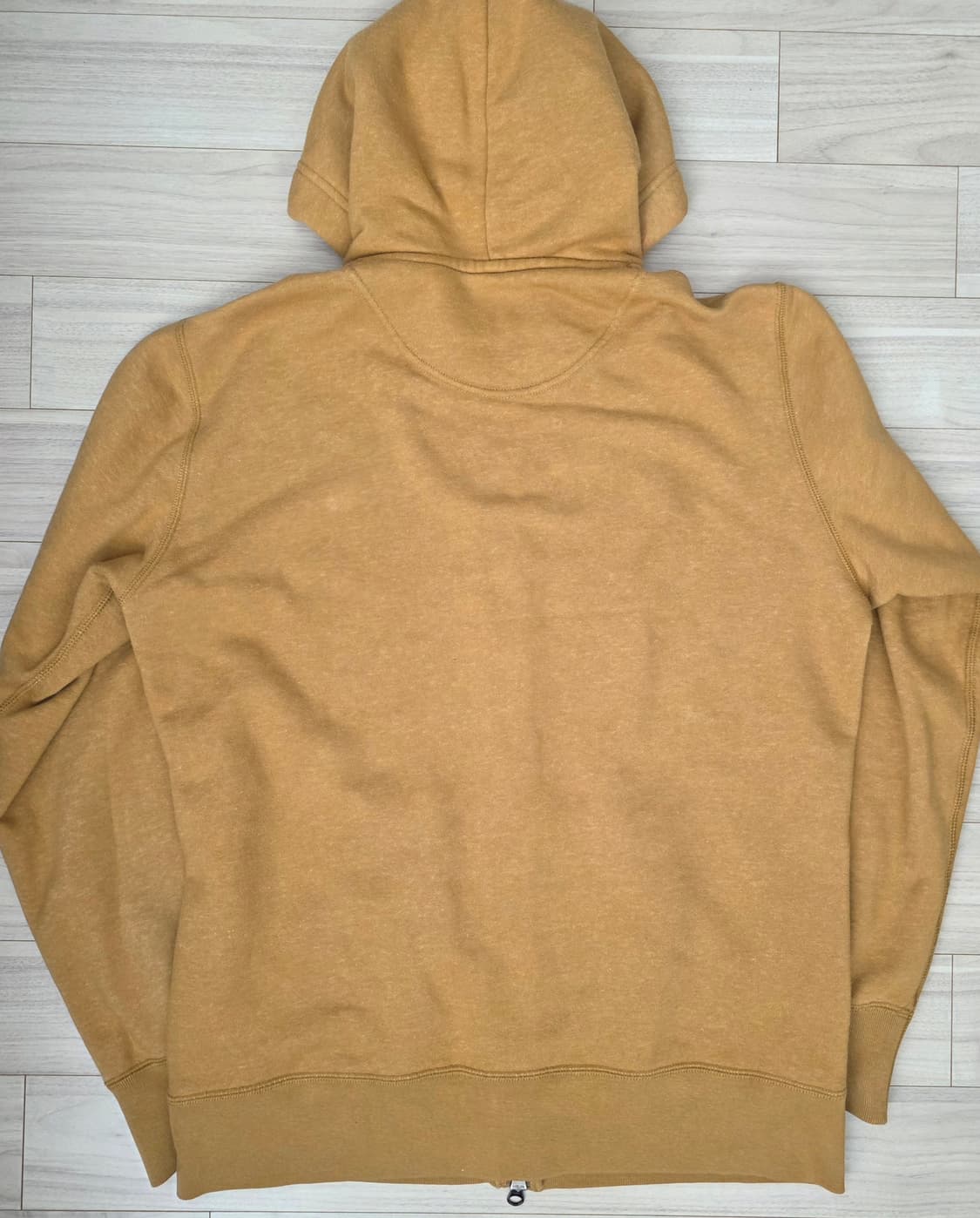 유니클로 2Way Zip-Up 후드티 머스타드 칼라 (L) 상품이미지3