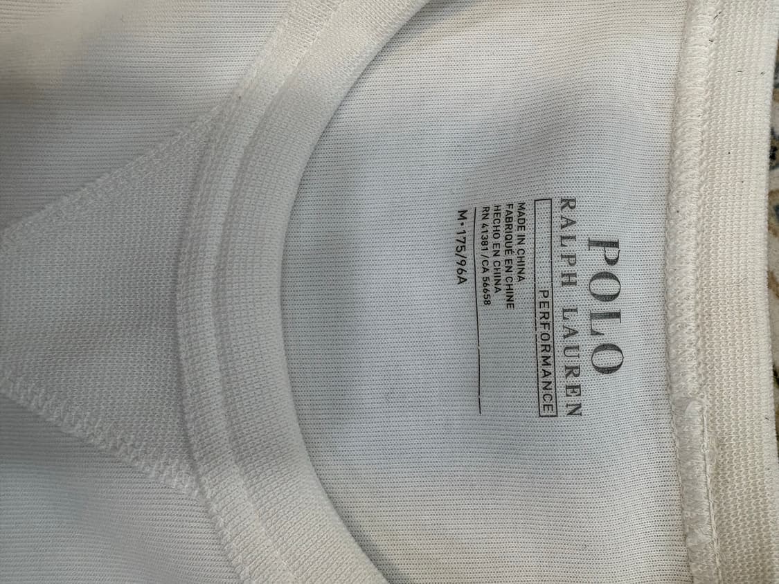 폴로 화이트 맨투맨 상품이미지4