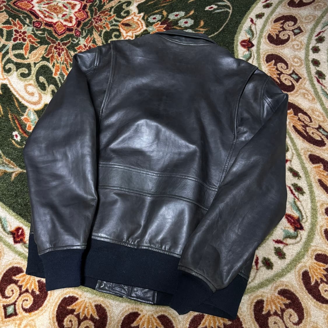 Old Gap Lamb Leather A-2 Jacket (L) 상품이미지3