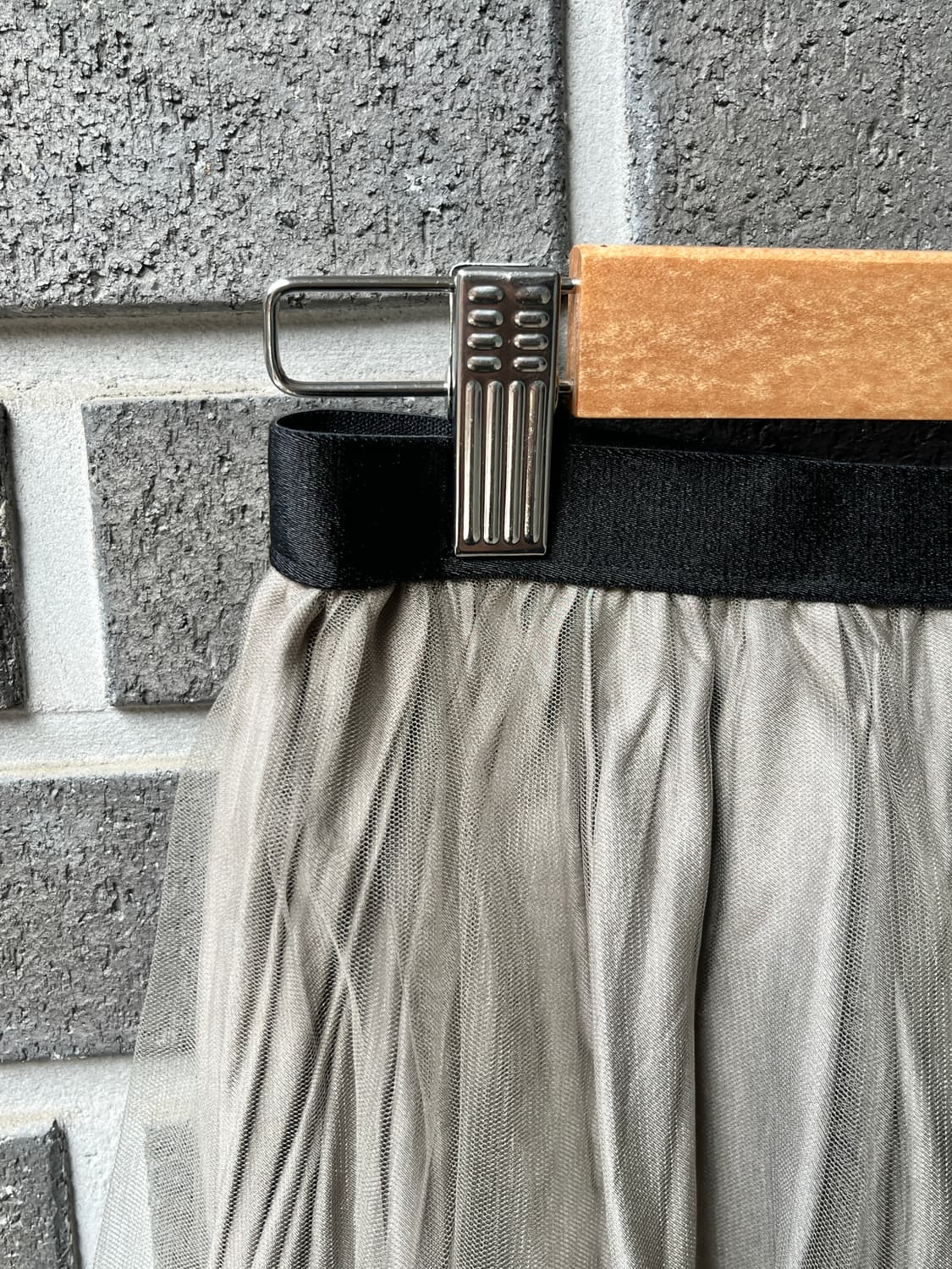 Rope 로페 튤 스커트 라이트 그레이 상품이미지9