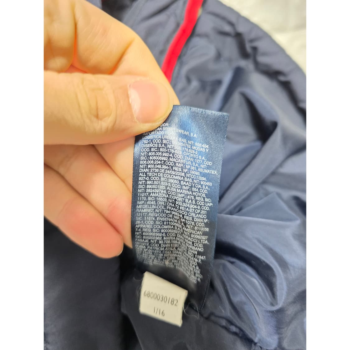 택포// 타미힐피거 퀼팅 자켓 네이비 M 상품이미지3