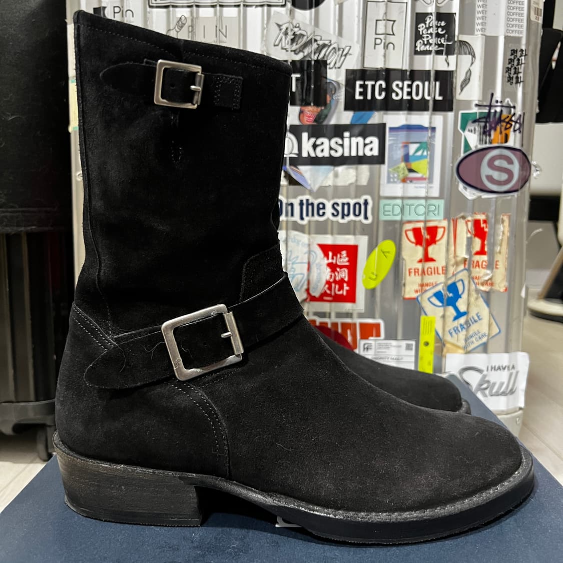 nonnative x rags mcgregor 바이커 짚업 부츠 41 상품이미지4