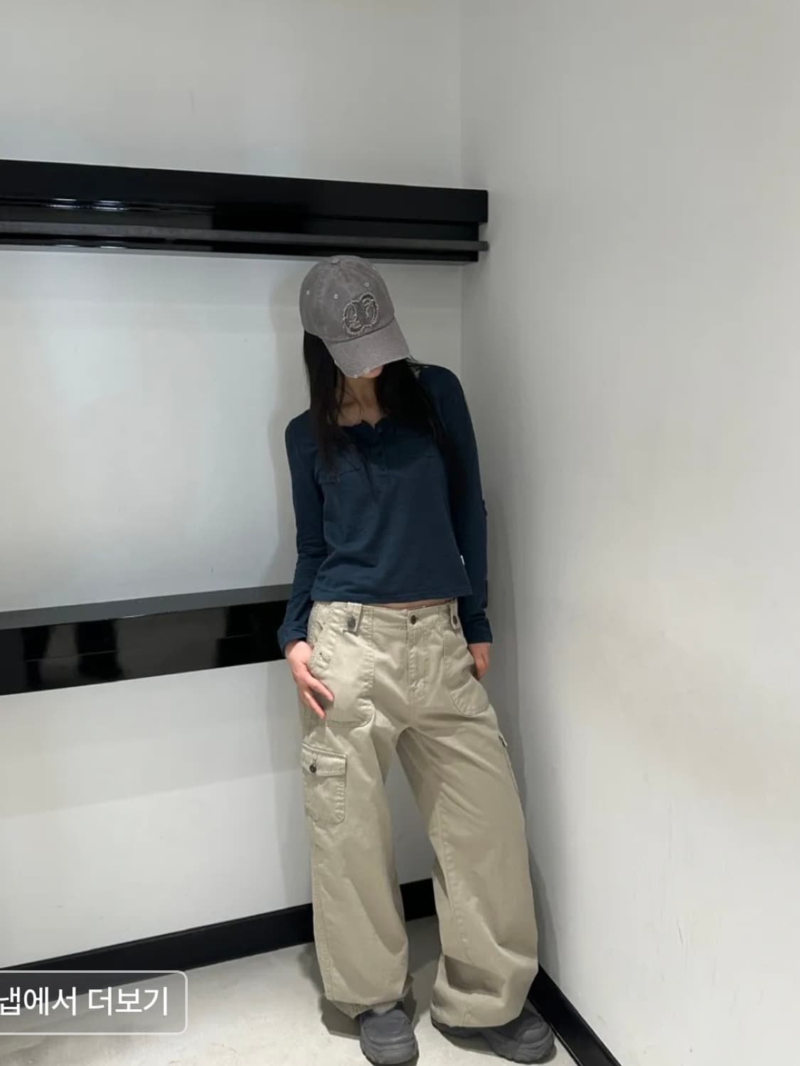 애즈온 JED cargo pants 베이지 s 상품이미지2