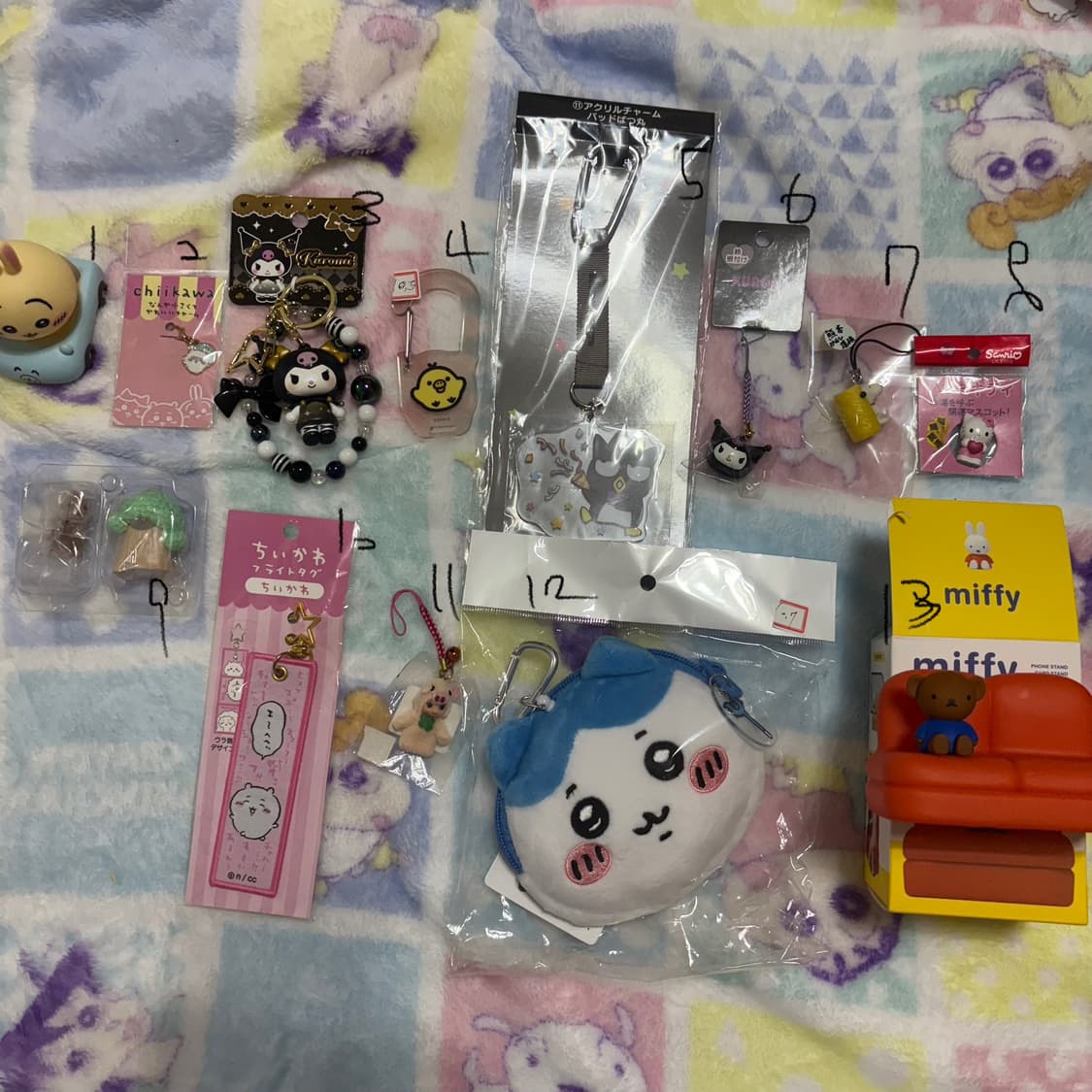 💕5~7000원💕 산리오 치이카와 몬치치 리락쿠마 미피 햄토리 커비  상품이미지1