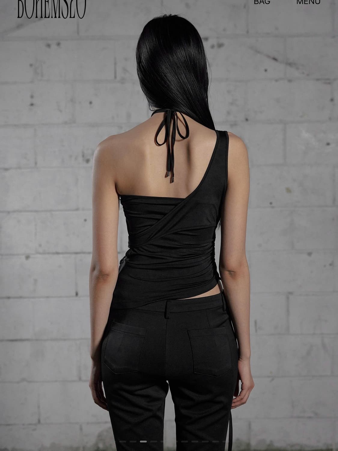 보헤미안서울 NOIR LAYERED SLEEVELESS, BLACK 상품이미지2