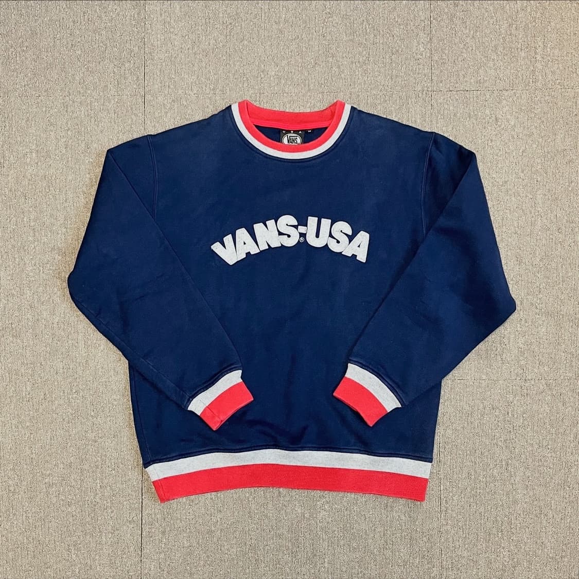 90s 올드 반스 USA 기모 스웻 셔츠 상품이미지1
