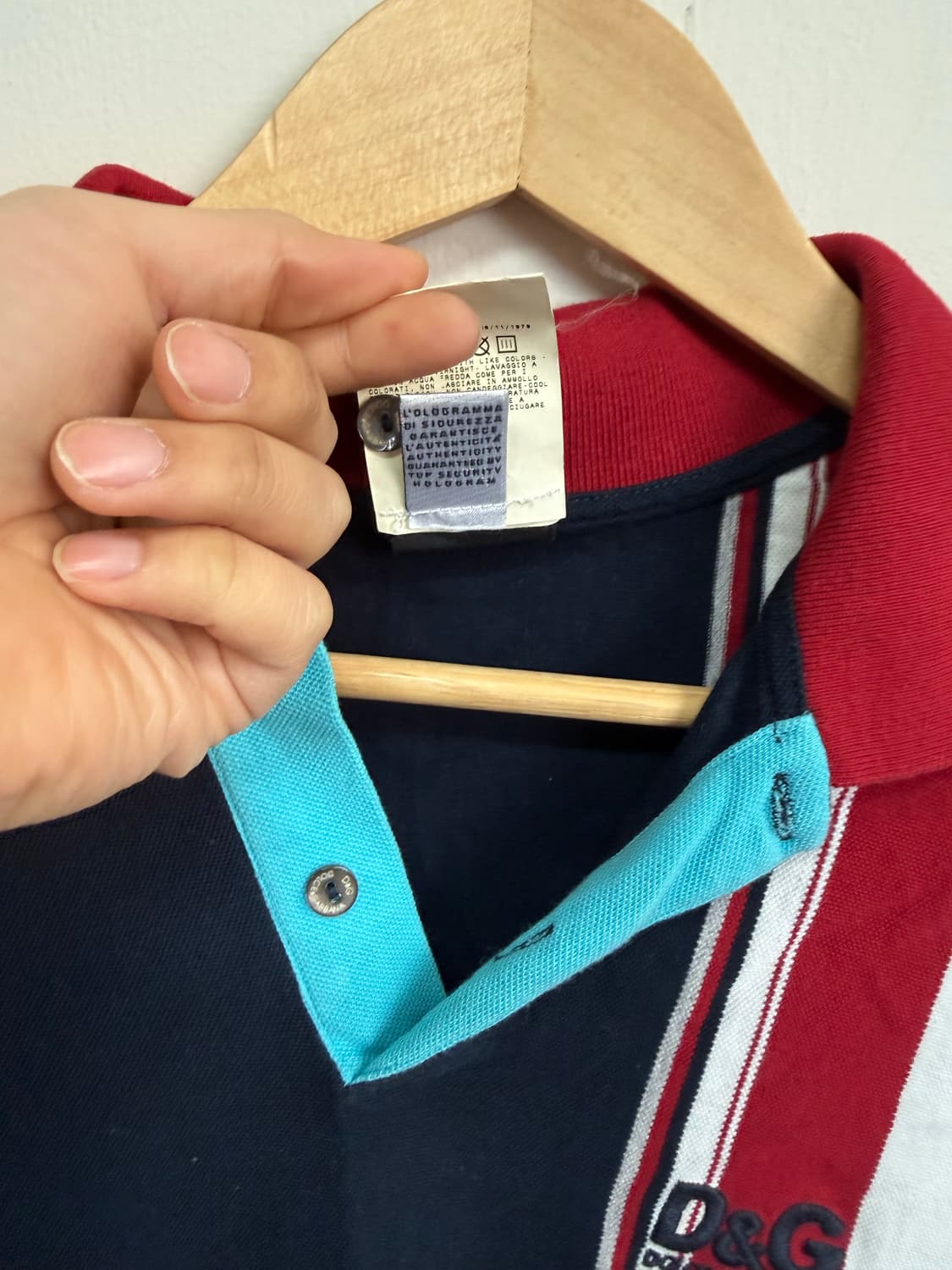 돌체앤가바나 D&G 카라넥 티셔츠 상품이미지4