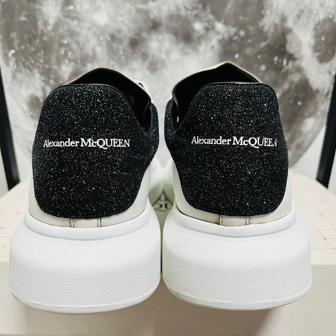 정품 44) 알렉산더 맥퀸 크리스탈 글리터 오버솔 스니커즈 상품이미지4